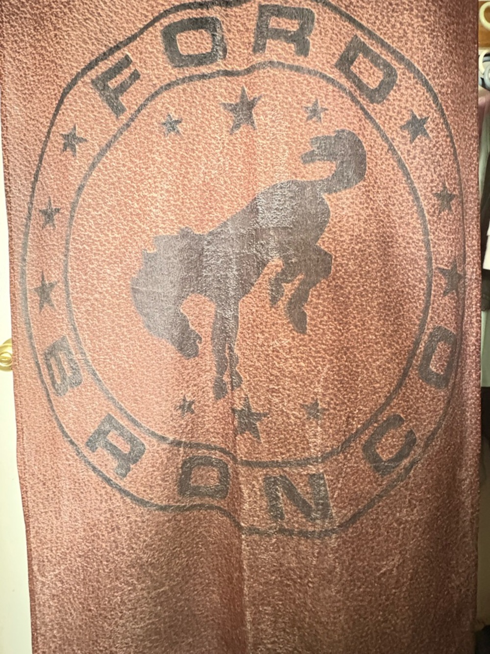 FORD Bronco Rust Brown Beach Towel - Ford Brand